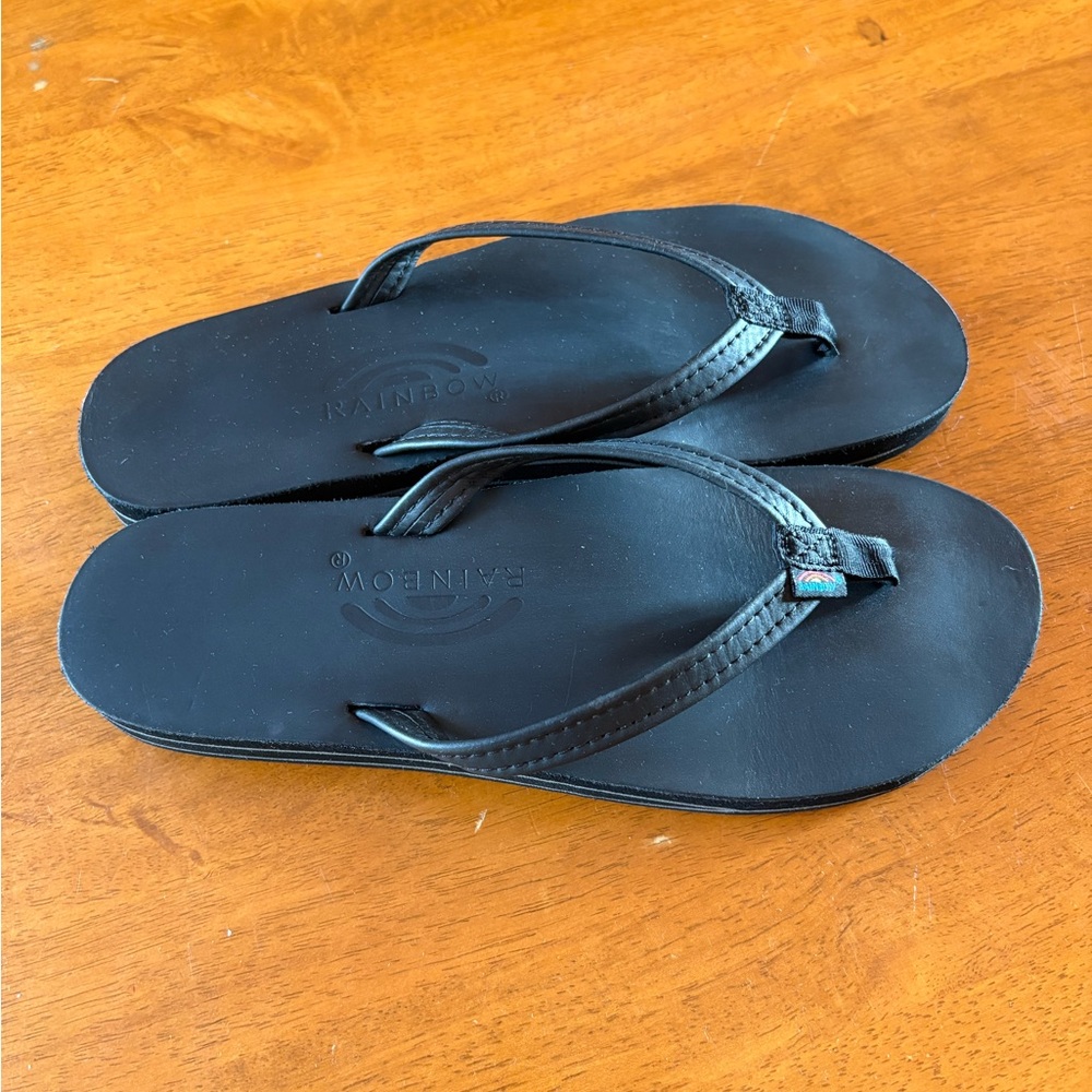 Rainbow Women's Double Layer Narrow Strap Sandals